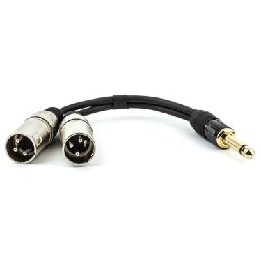 Imagem de Cabo P10 Estereo Para 2 Xlr - 50 Cm