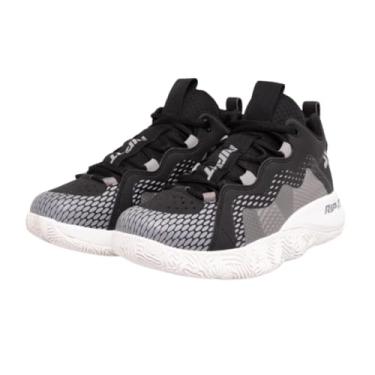 Imagem de RIP-IT Tênis feminino de vôlei Future Court, certificado VERT, Go Half Size Up, Branco/preto, 35