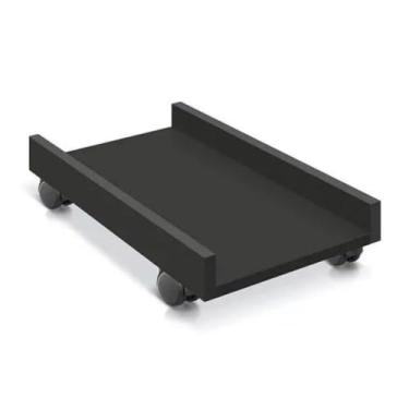 Imagem de Suporte Cpu e Nobreak Computador Gamer Com Rodinhas Preto Brovália