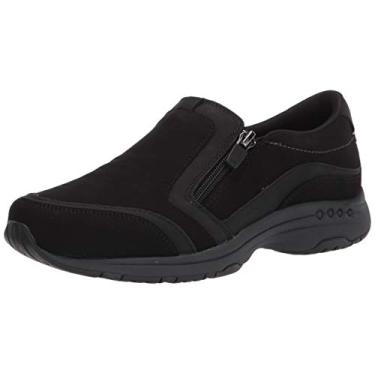 Imagem de Easy Spirit Tênis feminino Thallow 2 Side Zip, Preto 001, 11 Wide