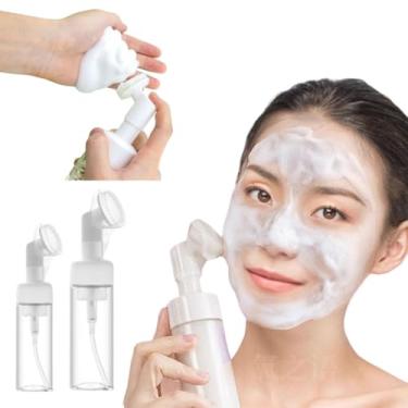 Imagem de Frasco Espumador Pump Limpeza de Pele Facial Escova Silicone Skin Care Espumador para Sabonete Facial ou Agua Micelar (6)
