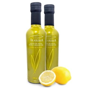 Imagem de Azeite De Oliva Extra-virgem com Limão Siciliano Fazenda Irarema 250ml - 2 UN