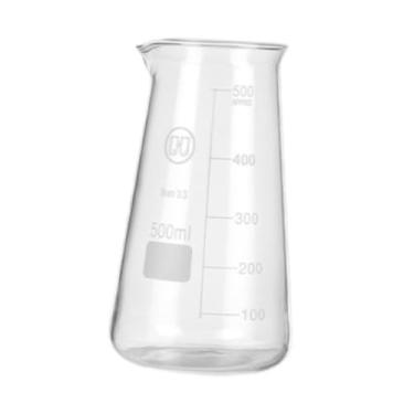 Imagem de Bothyi Copo de vidro para servir café, jarra de vapor de vidro resistente ao calor para, cozinha, cappuccino, água, 500ml