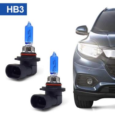 Imagem de Par Lâmpadas HB3 Farol Alto Chevrolet Zafira Super Branca Halogena Inm