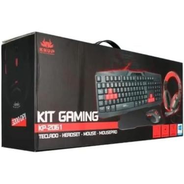 Imagem de Kit Gaming Kp-2061 Knup Teclado, Mouse, Headset Fone Ouvido
