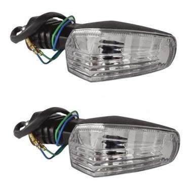Imagem de 2 Piscas seta suzuki yes 125 gsr 150 gsr 125 dafra riva 150 cristal - 