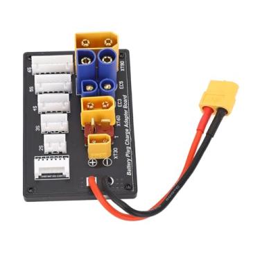 Imagem de 6 Portas Lipo Bateria Placa de Carregador de Equilíbrio Placa de Carregamento Paralelo de Expansão Com XT90 XT30 EC3 EC5 T e XT60 para IMAX B6 Q6 Nano HOTA D6 Pro P6 para