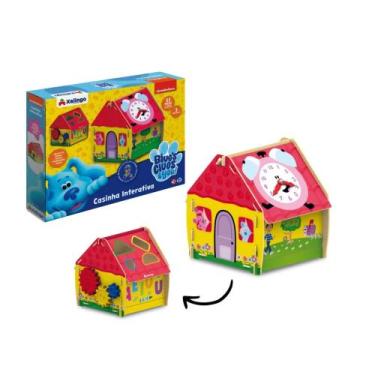 Imagem de Brinquedo Casinha Interativa Blues Clues com 13 Peças Xalingo - 55387