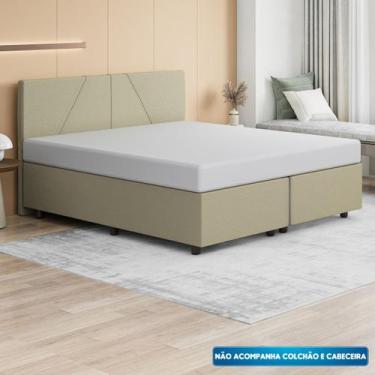 Imagem de Base Cama Box King Size material sintético - SkyBox - SKYBOX BOX E BAÚ