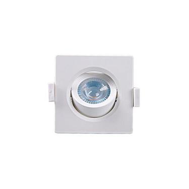 Imagem de Kit 10 Spots de Led Taschibra Alltop MR16 Quadrado 5W Bivolt 4000K Luz