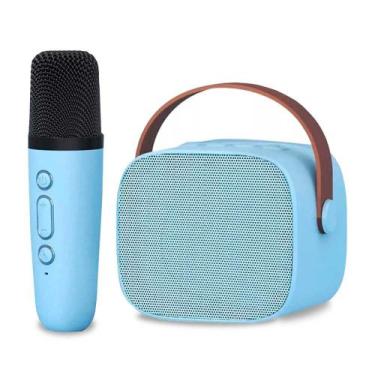 Imagem de Caixinha de Som com Microfone 12V, Som Profissional, Material Plástico