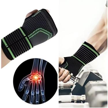 Imagem de Munhequeira para Academia Musculação Exercício Funcional Articulações 