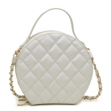 Imagem de Bolsa Feminina Transversal Napa Floater Isa - Miah, Off white, Único