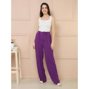 Imagem de A-Lows V&F CALCA COM ZIP DECIDO DE DUNA - MUNDO DAS CAMISAS , ROXO, P
