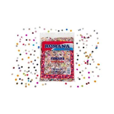 Imagem de Confete Romana Festas Colorido 120g, UNICA