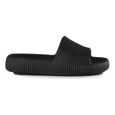 Imagem de Chinelo Slide Leve Macio Antiderrapante Ortopédico Preto - Max, 43/44