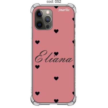 Imagem de Case capa capinha anti impacto corações com nome moto g5s - SMARTEC