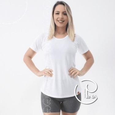 Imagem de Camiseta Veste Legging Tapa Bumbum Poliamida Microfibra PINA Camiseta 