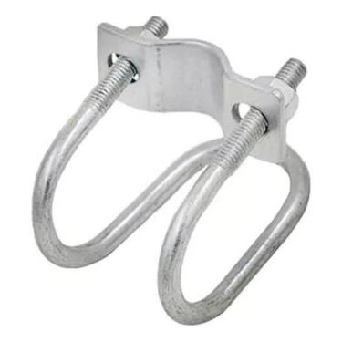 Imagem de Abraçadeiras Grampo  U 5/16 Fixação Tubos, Andaimes 2 Peças - SC