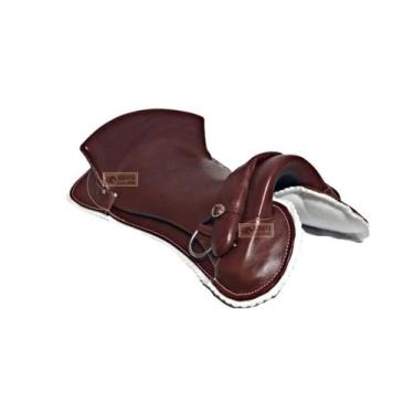 Imagem de Sela FREIO DE OURO MONTARIA CAVALO LAÇO COMPRIDO MARROM - SELARIA SERR