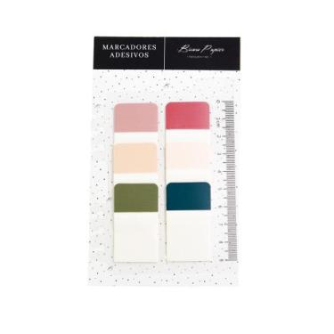 Imagem de Marcadores de Página Adesivo Colors - Bisou Papier