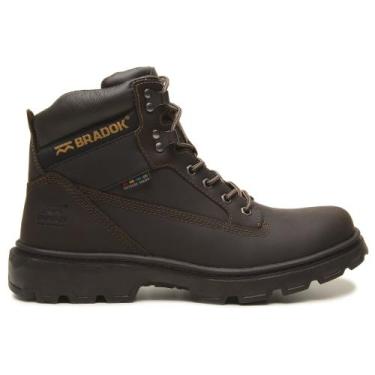 Imagem de Bota Casual Bradok Worker Couro Masculina, Brown, 40