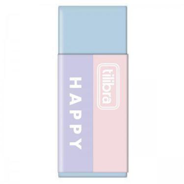Imagem de Borracha Escolar Happy Tons Pastel - Tilibra, AZUL