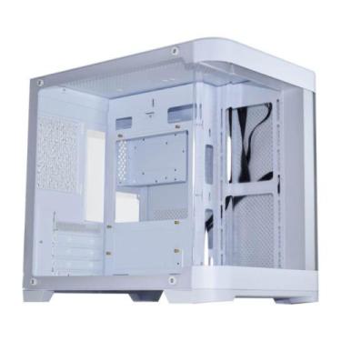 Imagem de Gabinete Gamer K-Mex Aqua Curva CG-W1AG Branco Mid Tower Vidro Tempera