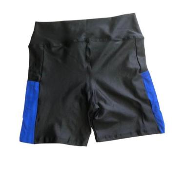 Imagem de Short com Bolso Meninas Adolescentes Estilo Fitness Juvenil - WM, Azul