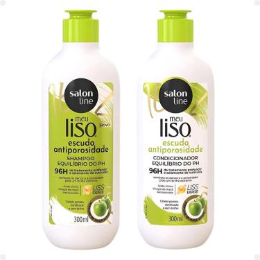 Imagem de Salon Line Meu Liso Escudo Antiporosidade: Shampoo e Condicionador 300ml