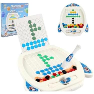 Imagem de Lousa Magnética Espacial Com Caneta e Desenhos - BRASKIT