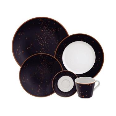 Imagem de Aparelho De Jantar Tramontina Valentina 20 Peças Em Porcelana Decorada