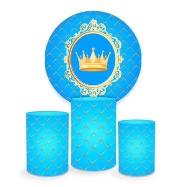 Imagem de Painel Decorativo Festa Infantil Príncipe Azul 100%Poliéster - PRESENT