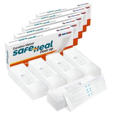 Imagem de CURATIVO VISÍVEL SAFE HEAL POST-OP 10x30 (5x25) 50UN KELOGEL, 10X30CM