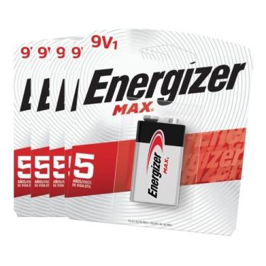 Imagem de Bateria Alcalina Energizer Max 9v - 5 Baterias