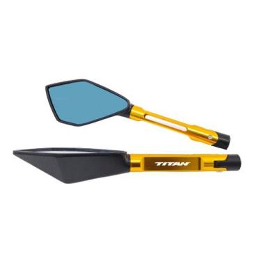 Imagem de Retrovisor Esportivo Gravado A Laser Titan 125 150 160 - Special Lever