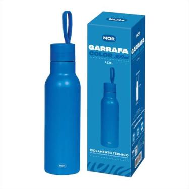 Imagem de Garrafa Térmica Inox Inteligente de 500 ml Perfeita para Viagens e Esc