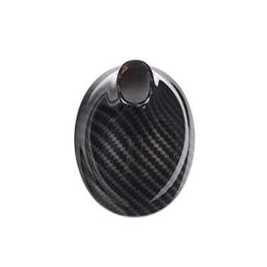 Imagem de Capa de antena de teto de carro, tampa de antena ABS apto para Fiat 500 2010 2011 2012 2013 2014 2015, 1 peça (fibra de carbono)