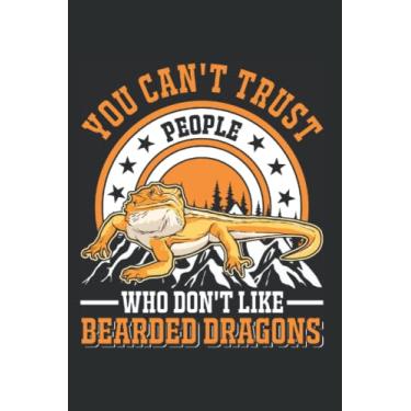 Imagem de Bearded Dragon Notebook: Bearded Dragon Gift Pogona / 6x9 Inches / 120 graph Sites