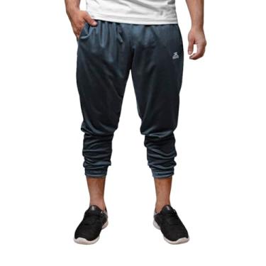 Imagem de Calça Jogger Esportiva Masculina Muvin - Conforto Térmico - Secagem Rápida - Ajustável na Cintura - Ideal para Futebol - Academia - Corrida e Treino Funcional (BR, Alfa, GG, Regular, Regular, Cinza)