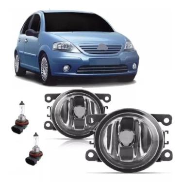 Imagem de Par Farol De Milha C3 2009 2010 2011 2012 2013 + Lâmpada