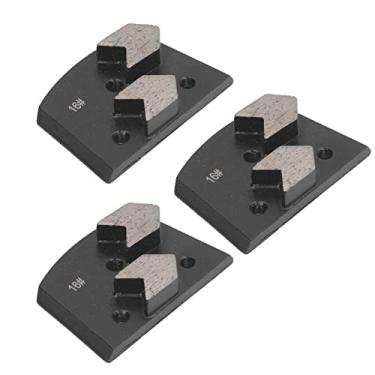 Imagem de 3 PCs Black Trapezoid Seting Shoe Com 2 Dentes para Polimento do Piso de Concreto e 16 de Desempenho