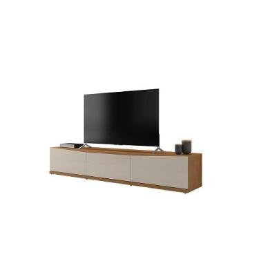 Imagem de Rack Eros 1.80 Cedro/Off White - Casa D Móveis