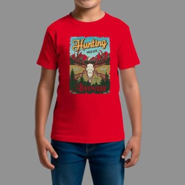 Imagem de Camisetas Infatil Básica Masculina Moda De Country confortável Gola Re