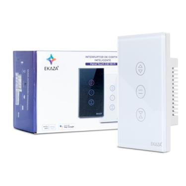 Imagem de EKAZA - INTERRUPTOR DE CORTINA INTELIGENTE PAINEL TOUCH 2.5D WI-FI, T320-1W
