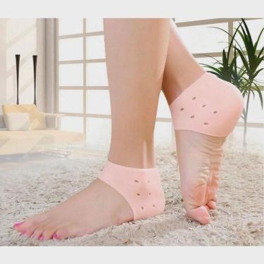 Imagem de 10 PARES Protetor Calcanhar Gel Silicone Calcanheira Fascite Esporão (10CX)
