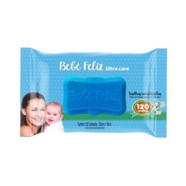 Imagem de Toalhas Umedecidas Pacote Com 120 Un - Bebê Feliz - Bebe Feliz