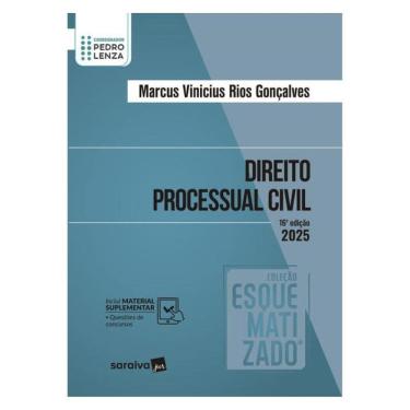 Imagem de Direito Processual Civil - Coleção Esquematizado - 16ª Edição 2025