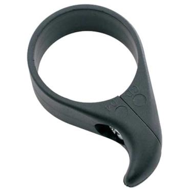 Imagem de Deda Elementi Guia de corrente masculina com canina, preta, 28,6 mm