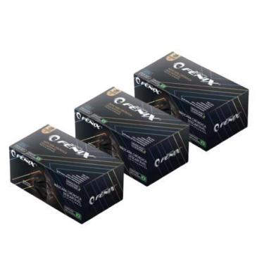 Imagem de Combo mascara fenix adulto preta 150 unidades